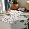 thumbnail image 4 of White Christmas Bird and Pine Pattern Door Rugs,Washable Non Slip Door Mats Indoor,Decorative Door Mats,Entry Mat Indoor for Entrance,Bedroom,Kitchen,Bathroom,16"x24", 4 of 6