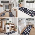 thumbnail image 5 of Black and Gold Marble Pattern Non Slip Washable Kitchen Rug, Anti Fatigue Decorative Floor Mat for Sink Laundry and Home Use, 17"x47", 5 of 6