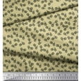 thumbnail image 2 of Soimoi Beige Georgette Viscose Fabric Bicycle Transport Printed Craft Fabric by the Yard 42 Inch Wide, 2 of 3
