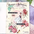 thumbnail image 2 of 50 piezas de papel para álbum de recortes hecho a mano, tamaño A6, tela de malla de morera, papel especial, suministros para diario de álbum de recortes, material de bricolaje, 2 of 7