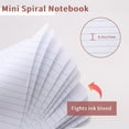 thumbnail image 3 of Memo Pads,Bexikou 5 × 3 Inch 12 Pack Small Notebook,Pocket Notebook,Mini Note Pads for Home Office,60 Sheets College Ruled Mini Notebook,Random Colors, 3 of 8