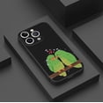 thumbnail image 3 of Único y elegante: Funda para teléfono plateada colorida de doble capa esmerilada con ilustración divertida para iPhone 15 Pro Max 14 13 12 Pro 11, 3 of 4