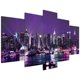 thumbnail image 1 of AQITTI - 5 lienzos decorativos para pared, diseño de Nueva York, para sala de estar, dormitorio, hogar y oficina, 1 of 4