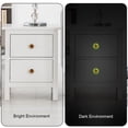 thumbnail image 3 of 4PCS Round Ancient Egyptian Cabinet Fluorescence Knob Glowing in the Dark Furniture Drawer Pulls Handle with Screws, 3 of 5