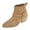 Beige, variant on Western Cowboy Boots for Women 2025 Winter Fall Fashion Buckle Pointed Toe Chunky Heel Mid Calf Cowgirl Ankle Booties Black Size 6