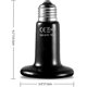 thumbnail image 3 of 150w Infrared Lamps Ceramic Reptile And Amphibian Heating Bulb, Snake, Bird, Turtle(220-240v, E27 Threaded Adapter), 3 of 5