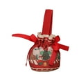thumbnail image 1 of Christmas Gift Bags Velvet Flap Pocket Candy Box Fruit, 1 of 6