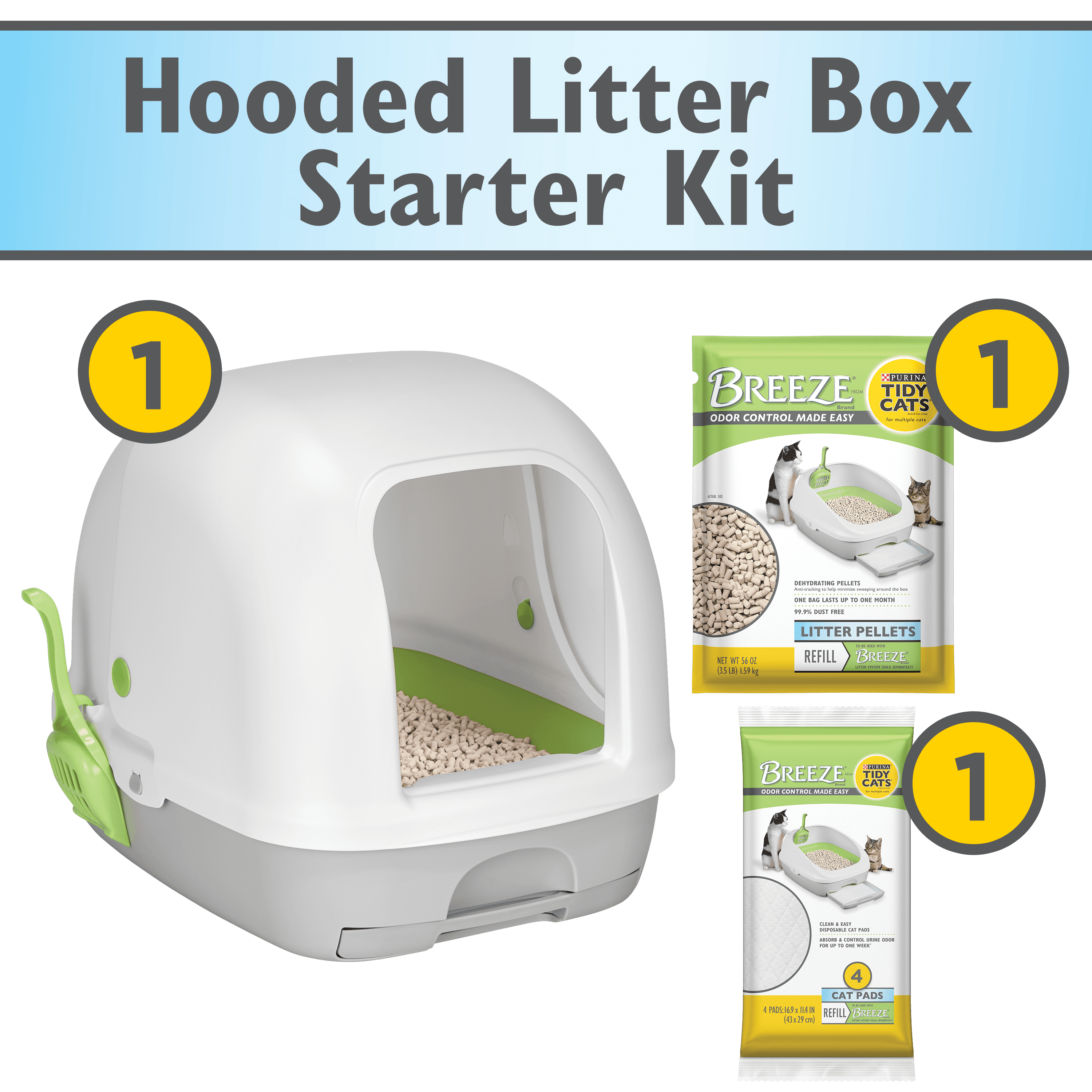 cat litter box with pee pad