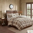 Woolrich Alton Ultra Soft Plush to Sherpa Berber Down Comforter Set