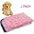 thumbnail image 6 of LUXMO 2Pack Puppy Blanket Warm Soft Pet Dog Cat Blankets Sleep Mat Bed Cover with Paw Print Pattern for Dog Cat Puppy Kitten and Other Small Animals, 6 of 6