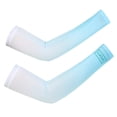 thumbnail image 2 of Mdesiwst 1 Pair Unisex Ice Silk Sleeves Thin Anti-UV Sun Protection Gradient Color Quick-drying Breathable High Elasticity Anti-slip Cycling Outdoor Fishing Cooling Arm Sleeves, 2 of 7