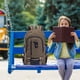 thumbnail image 4 of Mochila de lona para hombre | Bolsa ligera y transpirable de dacrón para portátil con correas ajustables para el pecho y la cintura | Bolsa de gran capacidad para viajes, escuela, ordenador, ocio e, 4 of 4