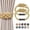 Beige, variant on LQCrafK Magnetic Curtain Tiebacks Modern Simple Style Decorative Braided Rope 2 Count
