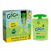 GoGo Squeez Apple Banana Applesauce 3.2 oz Pouches - Box of 12/4-Pack Boxes