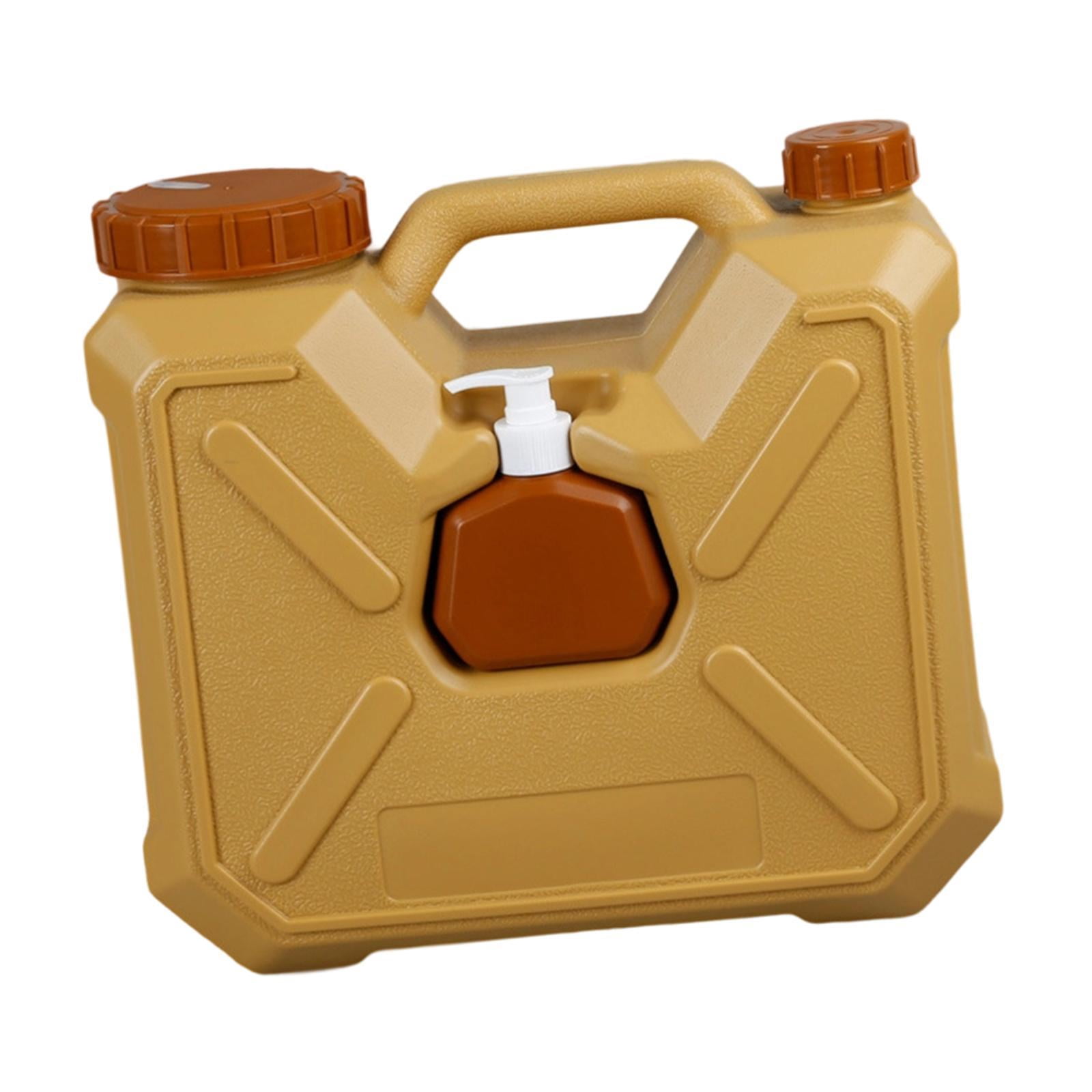 simhoa Water Container with Faucet Outdoor Camping Jug Multifunctional Portable Water Carrier Tank for RV Backpacking Picnic Camping 12L