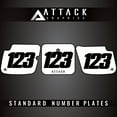 thumbnail image 2 of Attack Graphics Number Plate Backgrounds for Suzuki RM80 1998, 2 of 2