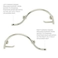 thumbnail image 5 of 30" Pismo Curved Bathroom Shower Grab Bar with Toilet Paper Holder Bar, Right-Handed, Satin Finish, 5 of 5
