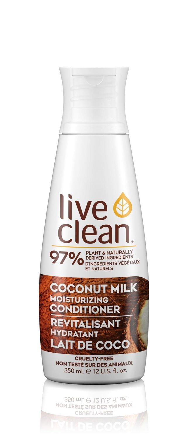 Live Clean Revitalisant Hydratant Lait de Coco 350 mL, Revitalisant