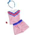 thumbnail image 3 of Barbie Fashions Doll Clothes with Sporty Shirt & Pink Shorts with 2 Accessories (1 Outfit), 3 of 3