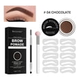 thumbnail image 1 of Conjunto para dar forma a las cejas, crema para cejas, maquillaje de ojos, maquillaje reutilizable para mujeres y hombres, resistente al agua, secado Chocolate Yinane Modelado de cejas, 1 of 8
