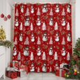 thumbnail image 6 of Christmas Snowman Shower Curtains for Bathroom, Waterproof Bath Curtains Decor, Bath Tub Curtain Red Xmas Trees Cane Berries Winter Snowflake Decorative Shower Curtain Sets with 12 Hooks, 72x72 Inch, 6 of 8