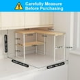 thumbnail image 2 of Countertop Organizer Corner Shelf, 2Tier Adjustable Stackable Corner Shelves for Kitchen, Bathroom, Spice Rack, Coffee Bar, Over Sink, Dresser Table, Corner Counter Shelf Stand, Natural Beige, 2 of 9