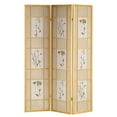 thumbnail image 2 of Ore International R5441 3 Panel Shoji Screen  -  Black, 2 of 3