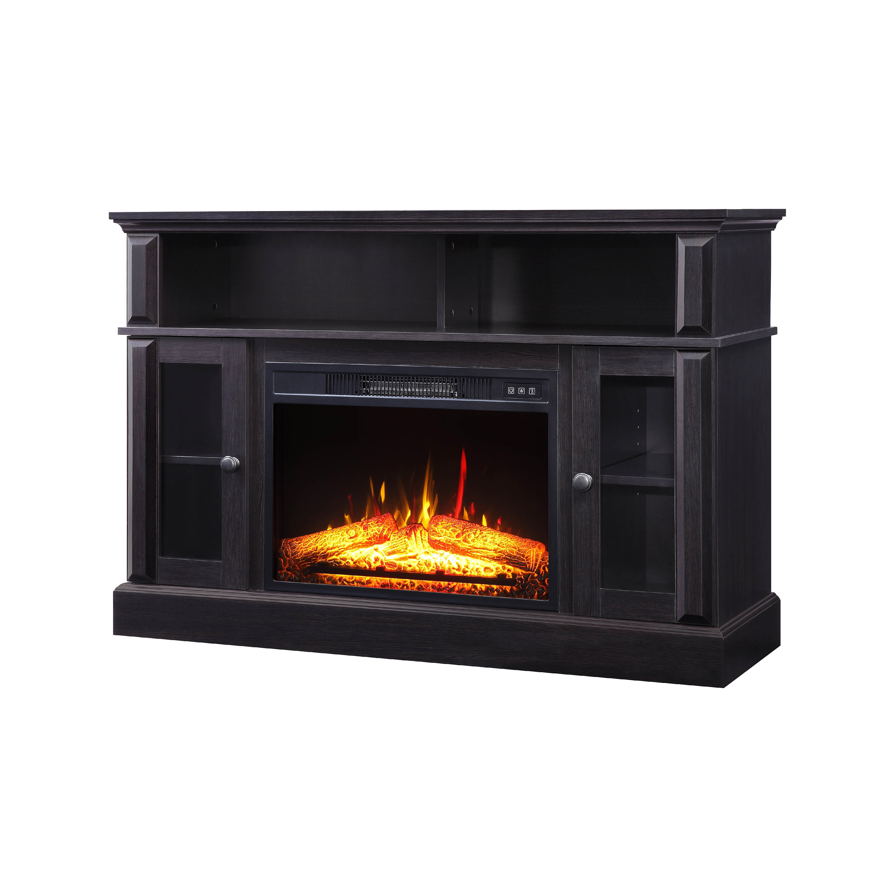 Whalen Barston Media Fireplace Console for TV's up to 55”, Espresso Finish - image 2 of 11