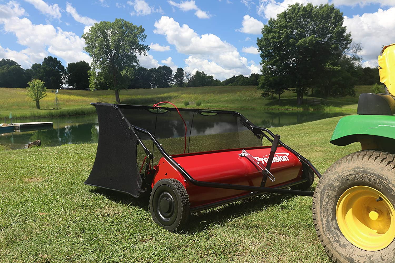 Precision Products LSP48 48 in. Tow Behind Lawn Sweeper