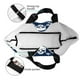 thumbnail image 4 of Balery white arrow Skull Bolsa Tote Estilo Estético con Cremalleras, Bolsa de Hombro, Bolsa de Compras Grande y Plegable, 4 of 8