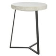 thumbnail image 5 of Safavieh Elenore Modern Metal Round End Table, Cream / Black, 5 of 9