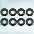 thumbnail image 4 of Miangastore 2 Set of 8PCS Special Kayak Drop Ring Quant Paddle Drop Ring Canoes Assault Boat Accessory Universal Kayak Paddle Drip Rings for Canoeing Dugout Canoe Use (Black), 4 of 8