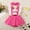 Pink-A, variant on Dress Cute Letter Embroider Girls Tutu Dress Romper Ruffles Sleeve Bodysuit Baby Girl First Birthday Outfit Girl Outfits for Babies 9-12 Months