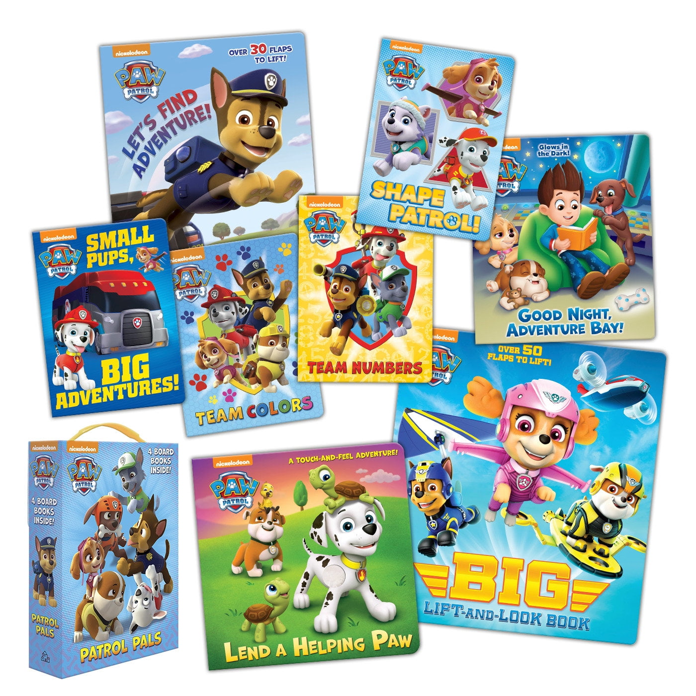 Paw Patrol Board Books Set - Walmart.com - Walmart.com