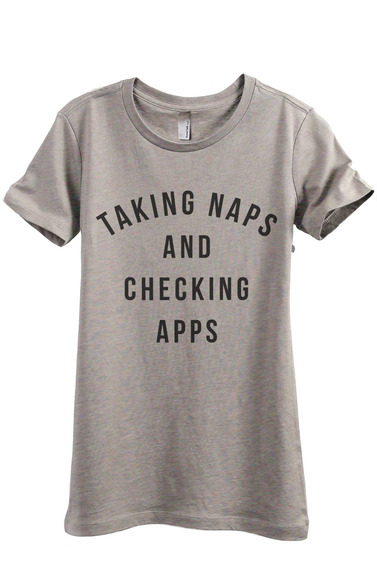 Women's Funny Graphic T-Shirt - 'Don't Stand So Close To Me' Print, Short Sleeve, Casual Cotton Blend Tee, Dark Grey