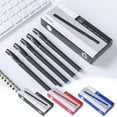 thumbnail image 1 of Bowayaoa Frosted Ballpoint Pens Bulk, Non-Slip Grip Black Ink Pens, Smooth Writing Office Pens, Exam Pens for Students, Retractable Ball Point Pen for Work, 1 of 7
