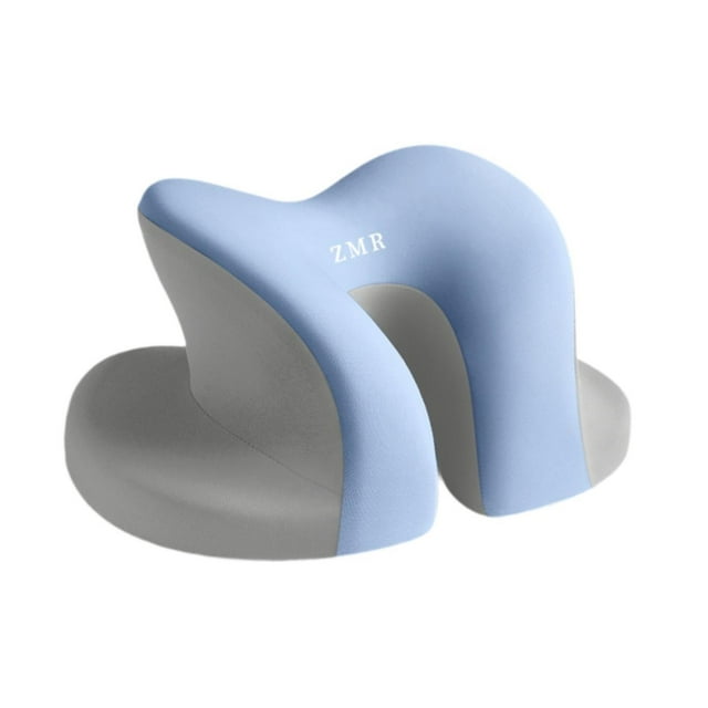 Almohada para siesta de escritorio Reposacabezas Almohada para dormir Transpirable Ergonómico Portátil Azul