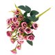 thumbnail image 4 of Toystoory 2020 nueva rosa artificial de flores escritorio decorativo ramo de rosas falsas decoración para fiesta de boda Flores artificiales rojo púrpura Toystoory HA6614-02B, 4 of 6