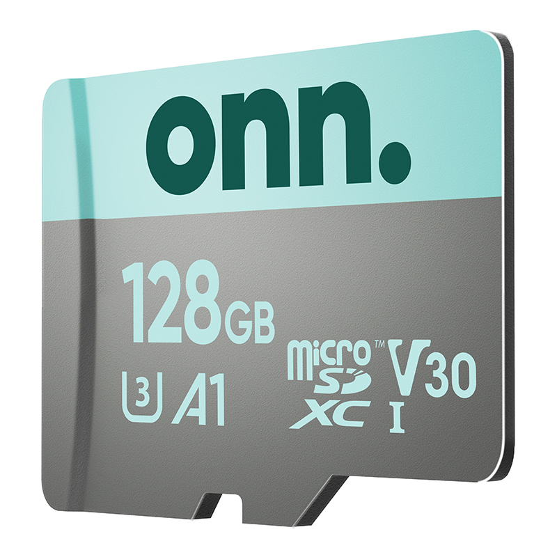 onn. 128GB Class 10 U3 V30 MicroSDXC Flash Memory Card - image 2 of 6