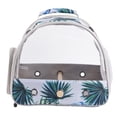 thumbnail image 4 of halinfer 1 pc Small Bird Travel Cage, Portable Lightweight Polyester Carry Carrier with Standing Perch for Parakeet Parrot Cockatiel, Side Access Window Collapsible for Outdoor Vet Transport Bag, 4 of 6
