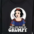 thumbnail image 3 of Disney Princess - You Must Be Grumpy - Women's Lightweight French Terry Long Sleeve Shirt, 3 of 5