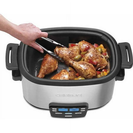 Cuisinart - Cook Central 6-Quart 3-in-1 Multicooker - Stainless Steel