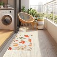 thumbnail image 4 of Yayeee Doormat for Indoor Entrance 32" x 20" Non Slippery Floor Rug, Beige Autumn Leaves, 4 of 8