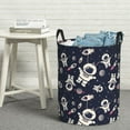 thumbnail image 5 of Picia Cartoon Spaceship Large Laundry Basket, Waterproof, Freestanding Laundry Hamper, Collapsible Tall Clothes Hamper with Extended Handles-Medium, 5 of 8