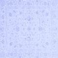 thumbnail image 1 of Ahgly Company Indoor Square Oriental Blue Traditional Area Rugs, 3' Square, 1 of 4