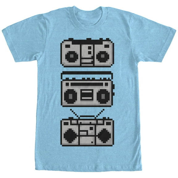 Men's Lost Gods Pixelated Boombox Graphic T-Shirt