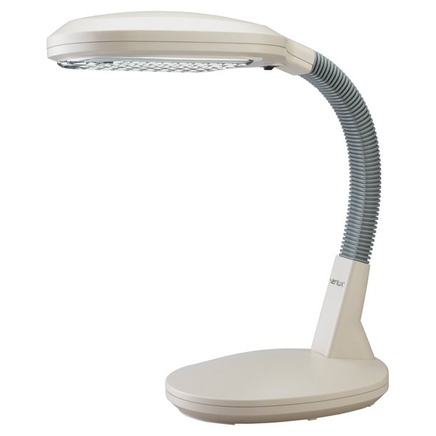 Original Deluxe Natural Spectrum Desk Lamp in Ivory