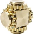 thumbnail image 2 of Fidget Cube Spinner, juego de dedos con 4 marchas, metal de latón con rodamientos ultrasuaves, mecanismo duradero - Dorado, 2 of 5