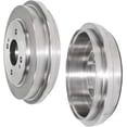 thumbnail image 4 of Detroit Axle - Rear Brake Drums + Ceramic Brake Shoes Replacement for 2010 2011 2012 2013 Honda Fit Insight - 6pc Set, 4 of 7