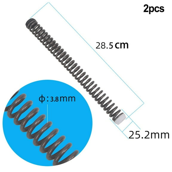 2Pcs Bicycle Front Fork Shock Absorber Spring Coil Spring for Mtb Bike A-23.6mm